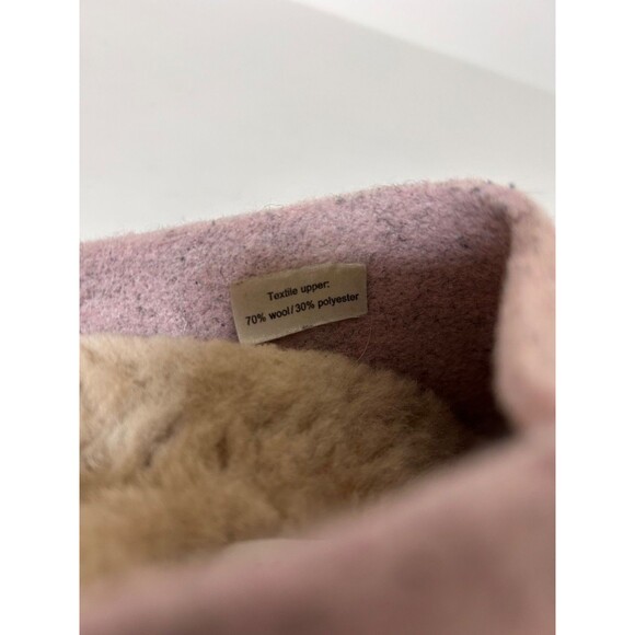 BIRKENSTOCK ZERMATT RIVET Shearling Clog Slipper Wool Pink Size 41 Women 10 e - Picture 6 of 14